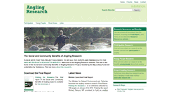 Desktop Screenshot of anglingresearch.org.uk